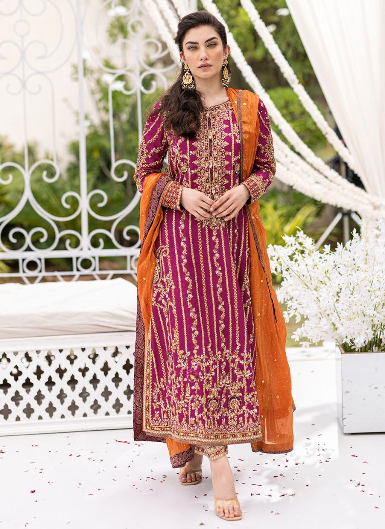 Farah Talib Aziz Luxury Chiffon 3-Piece Suit