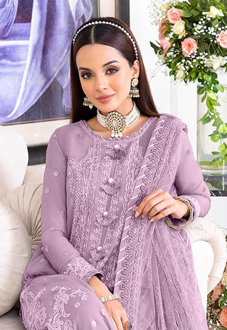 ASIM JOFA JHILMIL LUXURY CHIFFON 3-PIECE SUIT