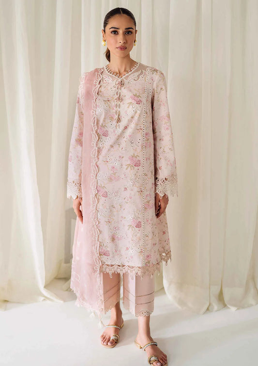 Qalamkar Luxury Embroidered Lawn 3-Piece Suit