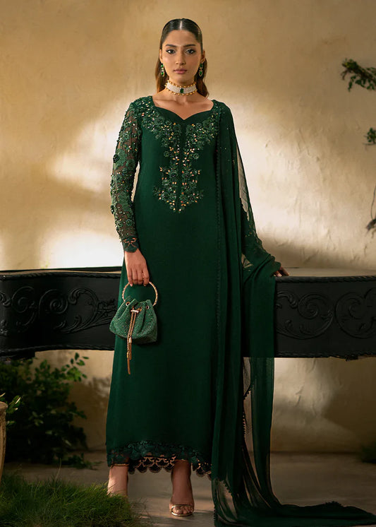 Luxury Chiffon & Silk Ensemble 3-Piece Suit