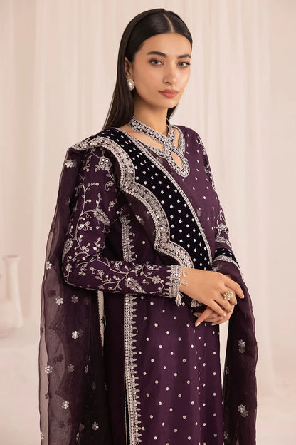 LUXURY EMBROIDERED RAW SILK