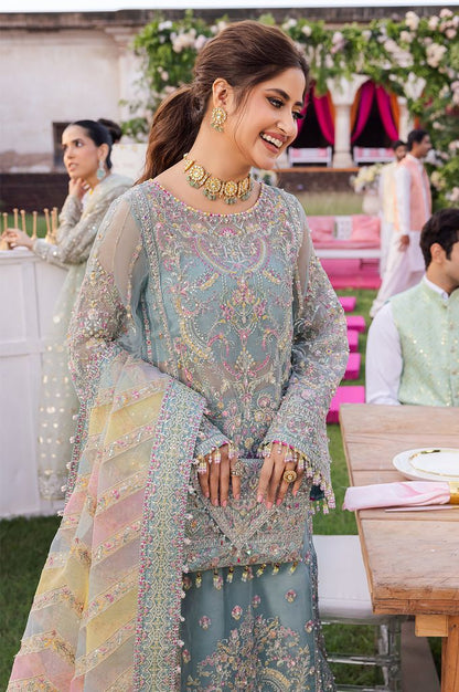 Kanwal Malik Luxury Organza 3-Piece Suit