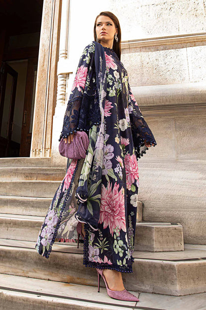 Maria.B Luxury Lawn & Chiffon 3-Piece Suit