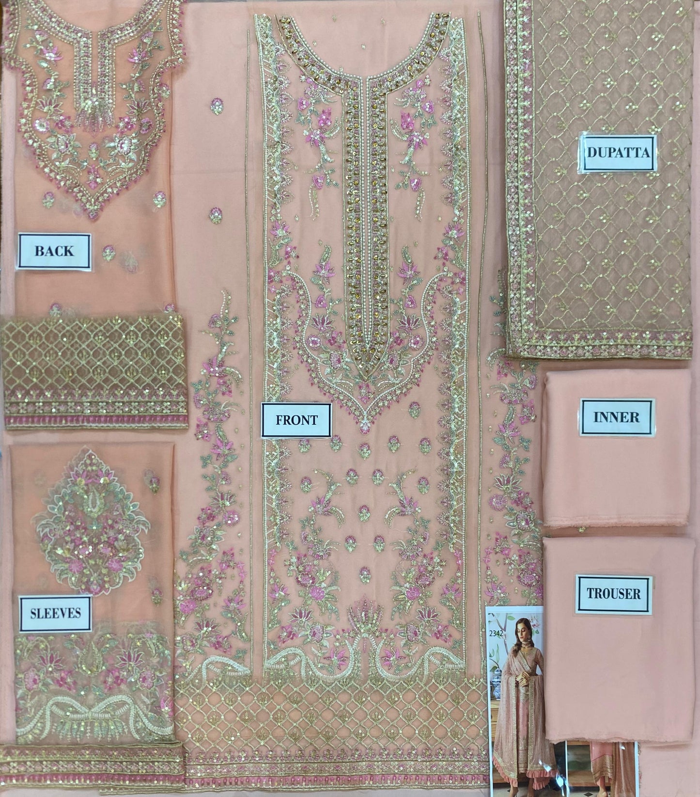 Gulaal Luxury Chiffon 3-Piece Suit