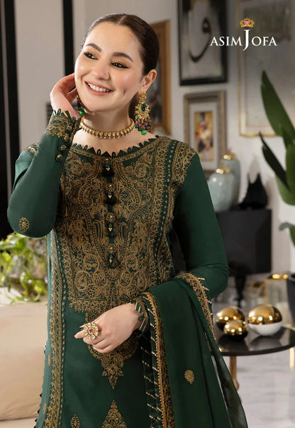 Asim Jofa Rang e Noor Luxury Chiffon 3-Piece Suit