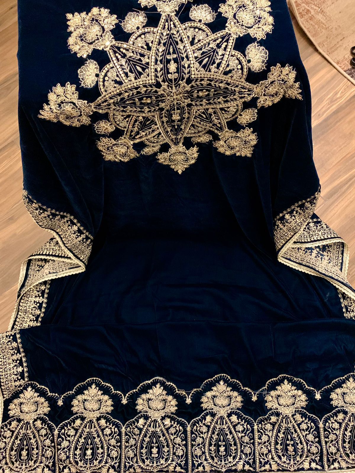 Zainab Chotani Luxury Velvet 3-Piece Suit