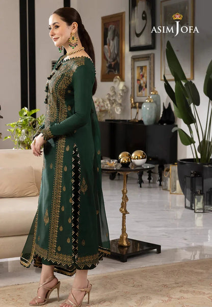 Asim Jofa Rang e Noor Luxury Chiffon 3-Piece Suit