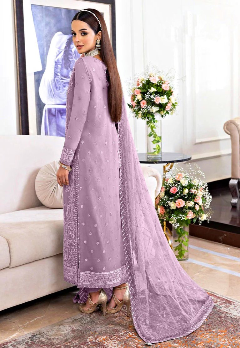 ASIM JOFA JHILMIL LUXURY CHIFFON 3-PIECE SUIT