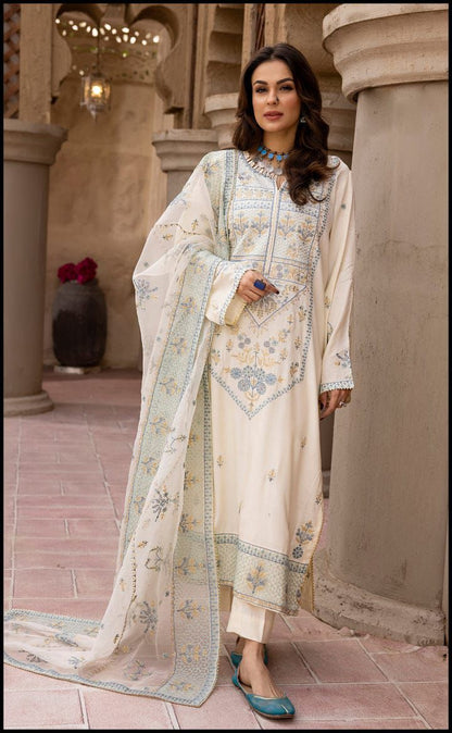 Sila Luxury Lawn Cotton 3-Piece Suit