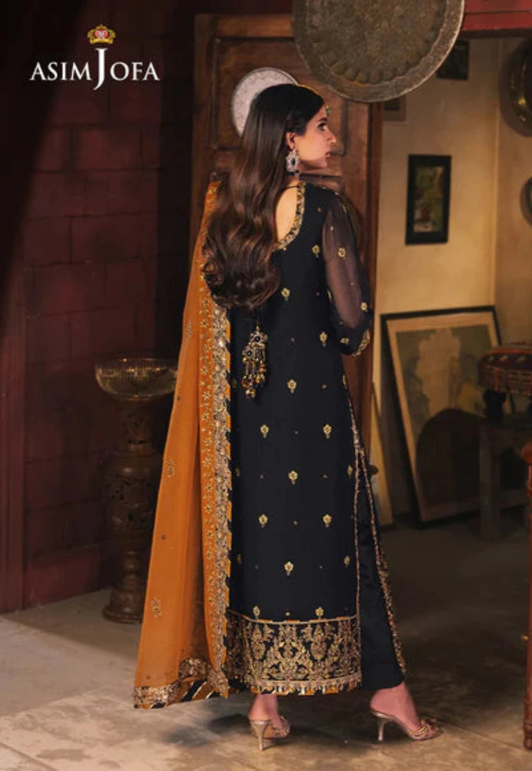 Asim Jofa Luxury Chiffon 3-Piece Suit