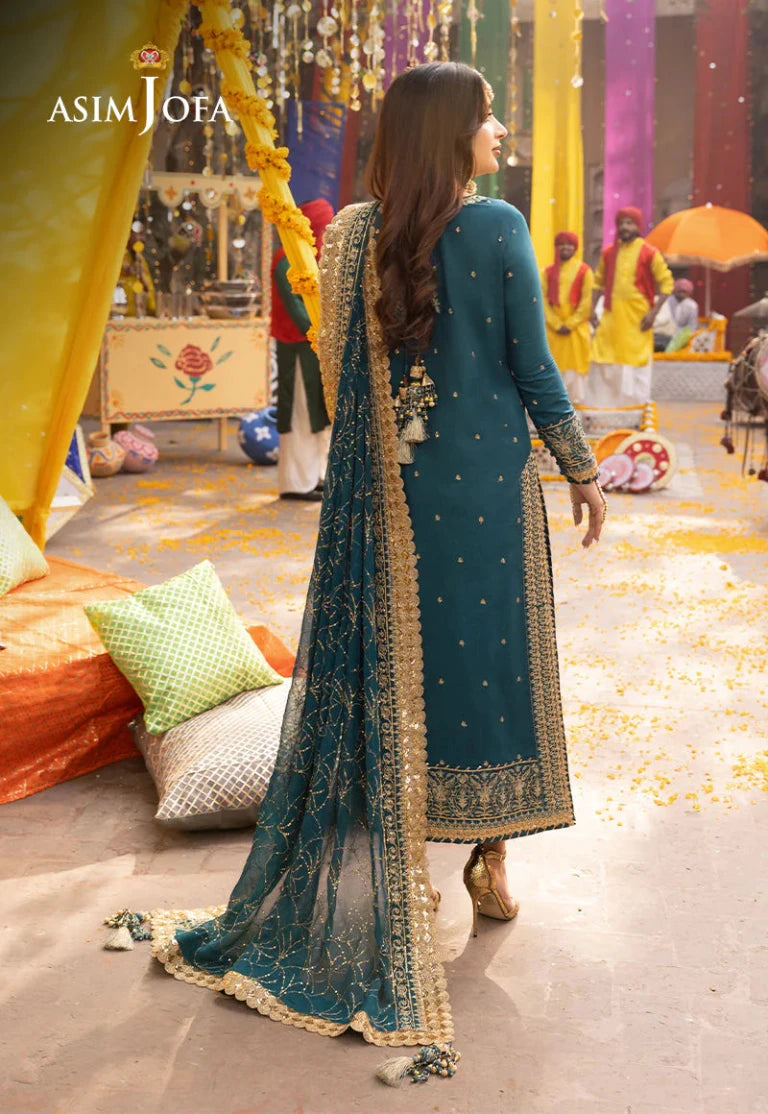 Asim Jofa Luxury Chiffon 3-Piece Suit