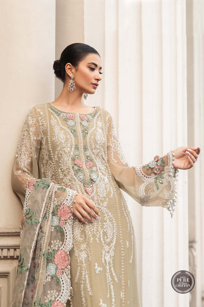 MARIA B Luxury Chiffon 3-Piece Suit