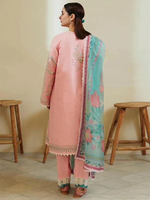 ZARA SHAHJAHAN Luxury Cotton 3-Piece Suit