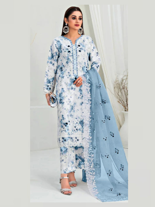 Tawakkal Luxury Chiffon 3-Piece Suit