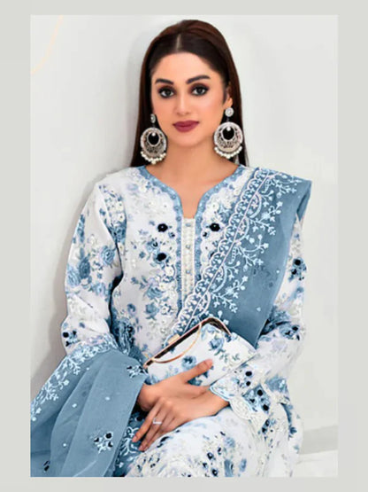 Tawakkal Luxury Chiffon 3-Piece Suit