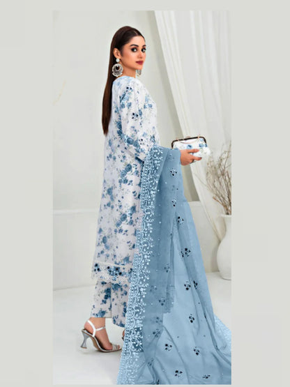 Tawakkal Luxury Chiffon 3-Piece Suit