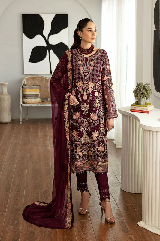 Ramsha Luxury Chiffon 3-Piece Suit