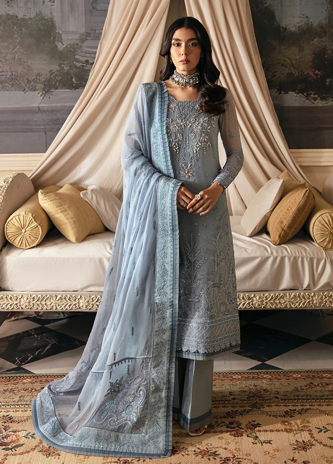 Gulaal Luxury Chiffon 3-Piece Suit