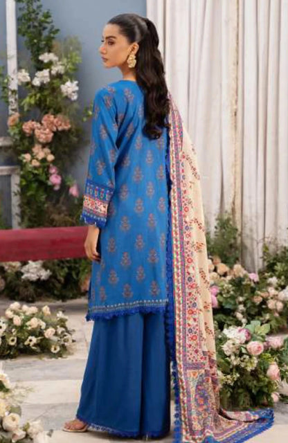 Mausummery Luxury Doriya Linen Stitched 3-Piece