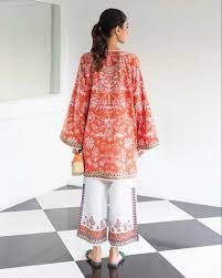 Elegant Digital Printed 2-Piece Swiss Lawn Suit