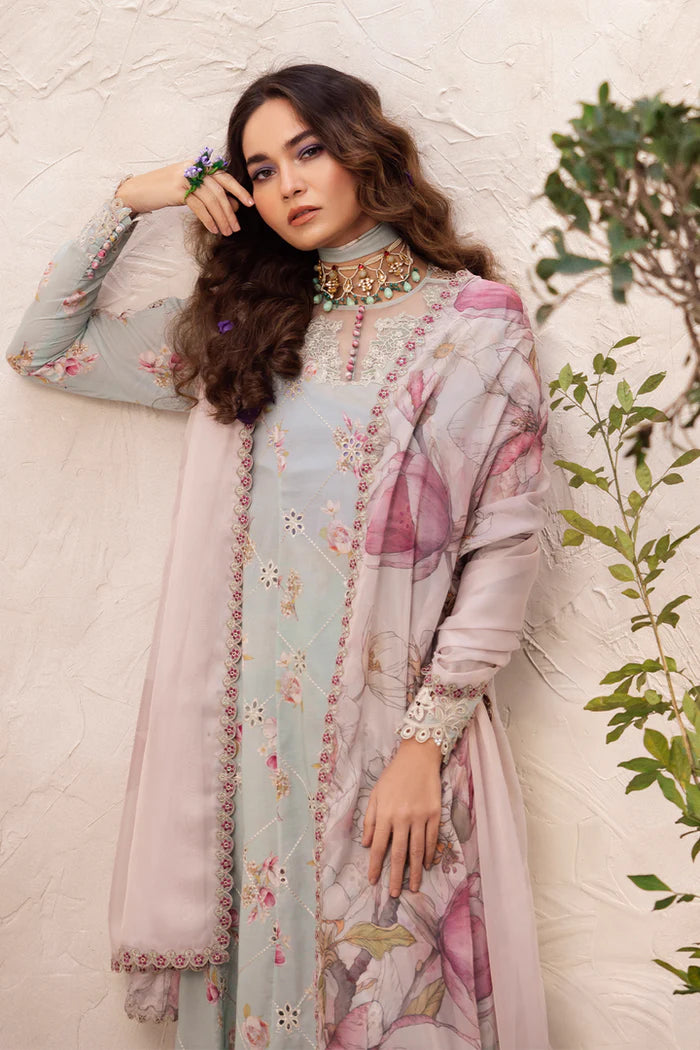 Iznik Chikankari Embroidered Lawn 3-Piece Suit