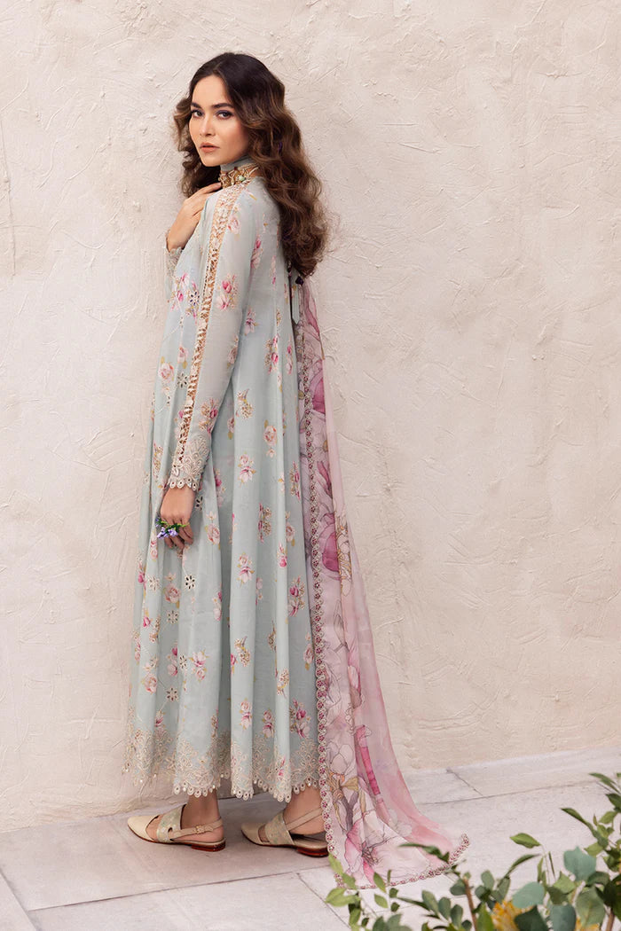 Iznik Chikankari Embroidered Lawn 3-Piece Suit