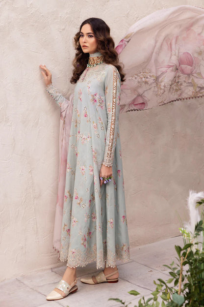 Iznik Chikankari Embroidered Lawn 3-Piece Suit