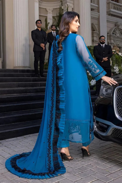 Azur Luxury Chiffon 3-Piece Suit